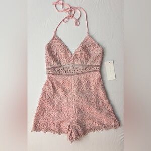 Lush Pink Lace Chemise
